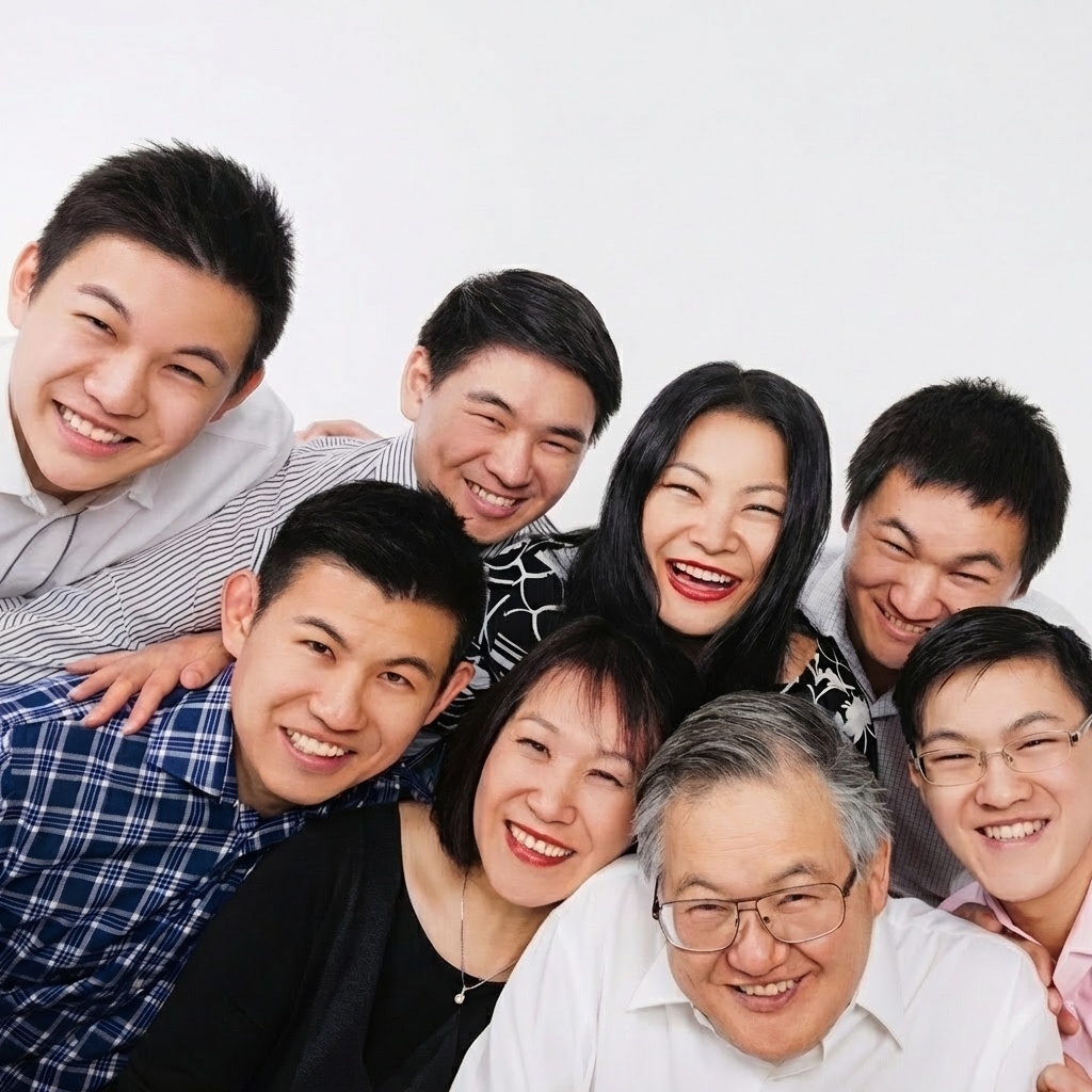 The Soh family - founders of Soh Dental, Box Hill